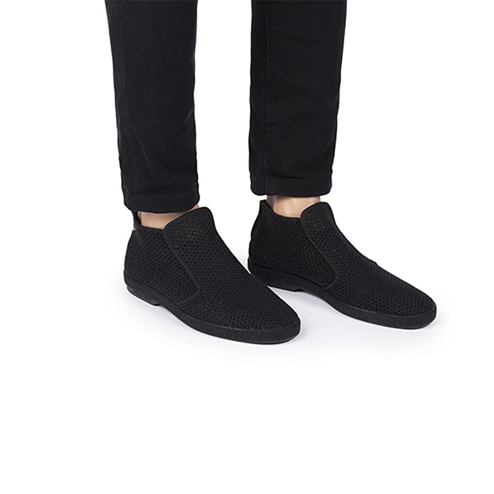 Classic Mesh Black Boots