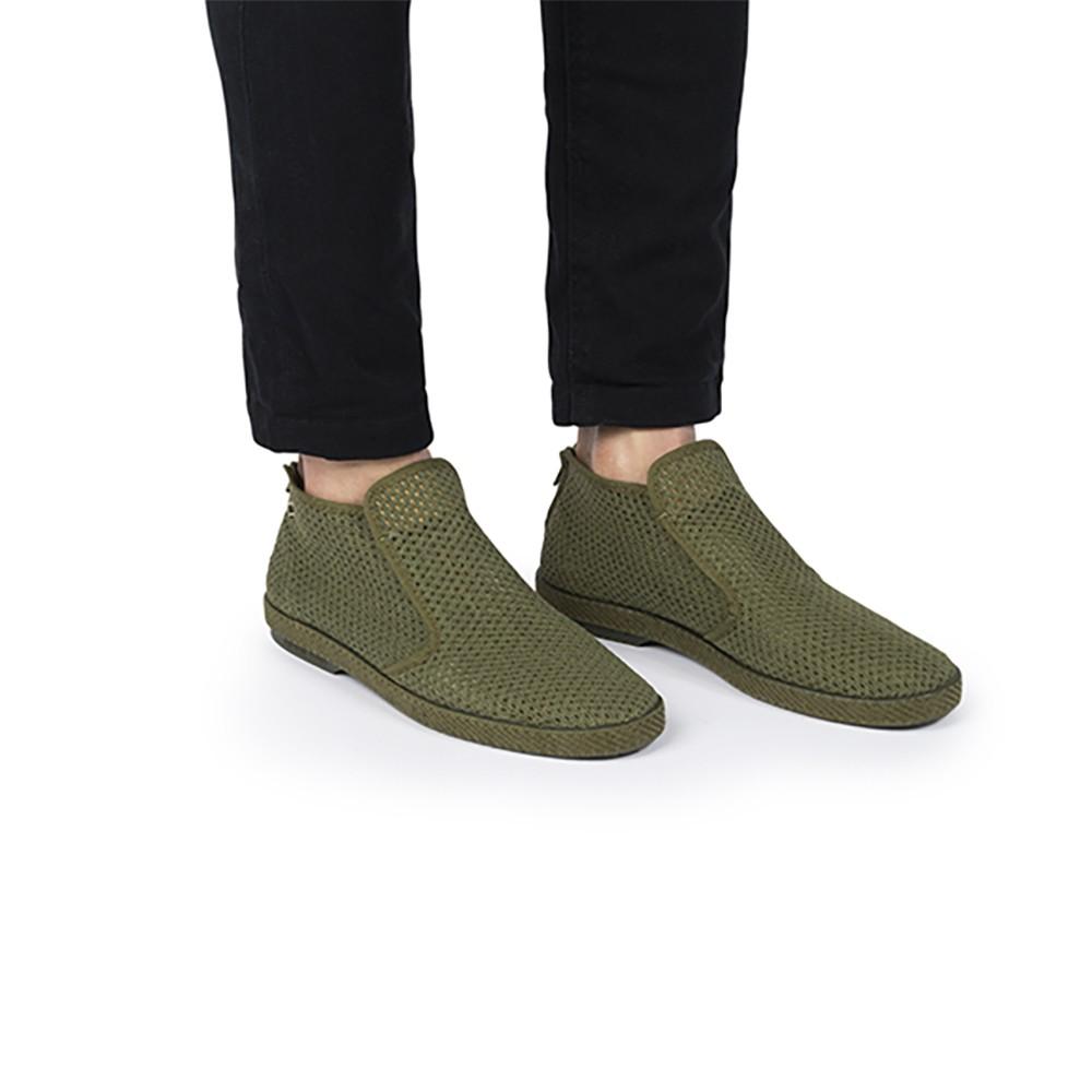 Classic Mesh Kaki Boots