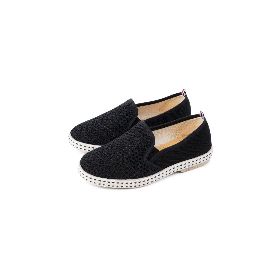 Classique Toile & Mesh Noir Enfant