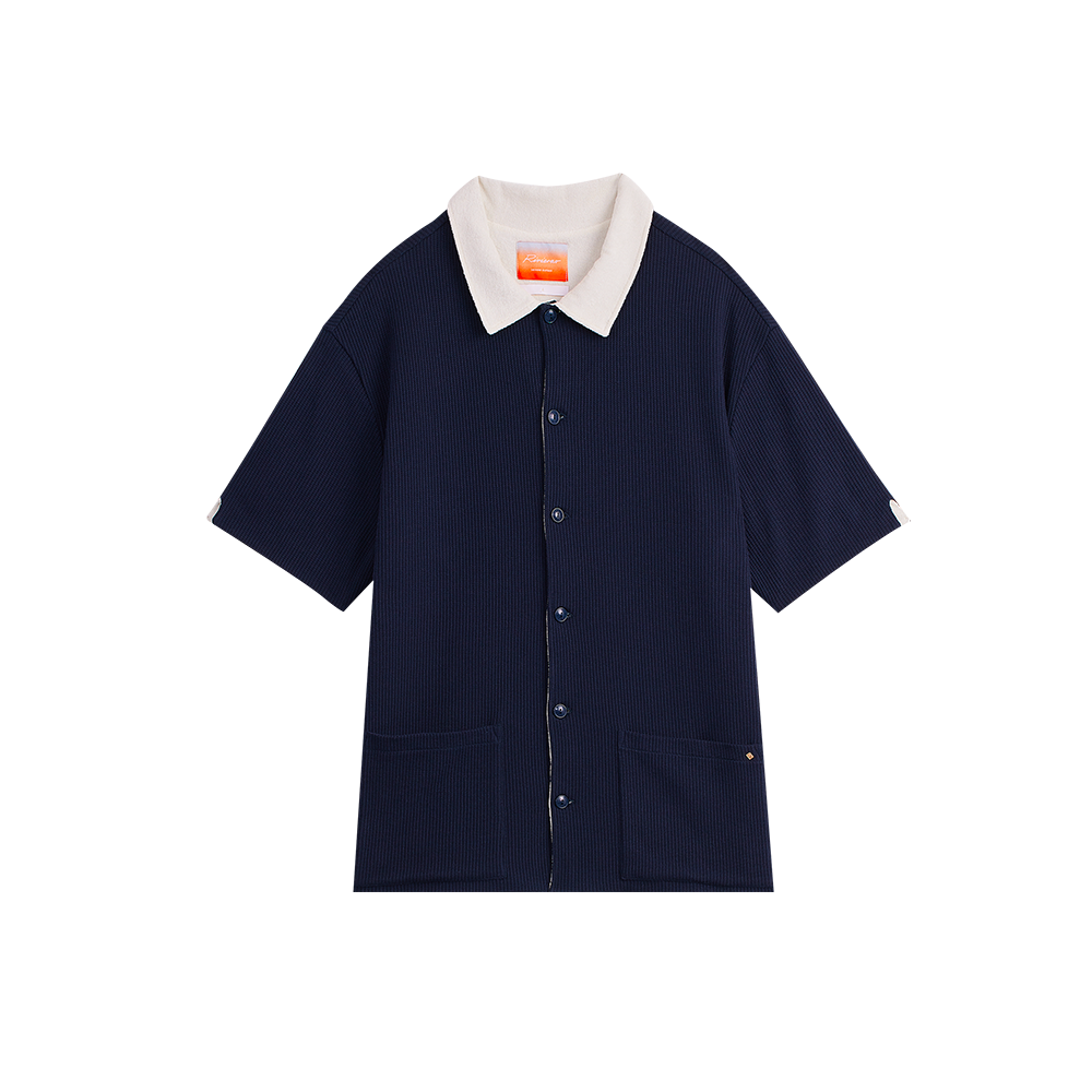 Chemise Doublée Éponge Marine