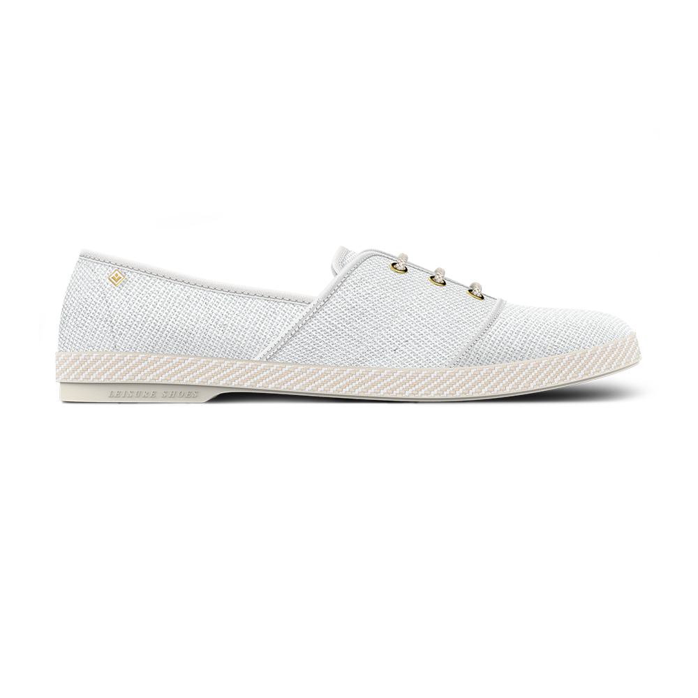 Lacets Toile Blanc