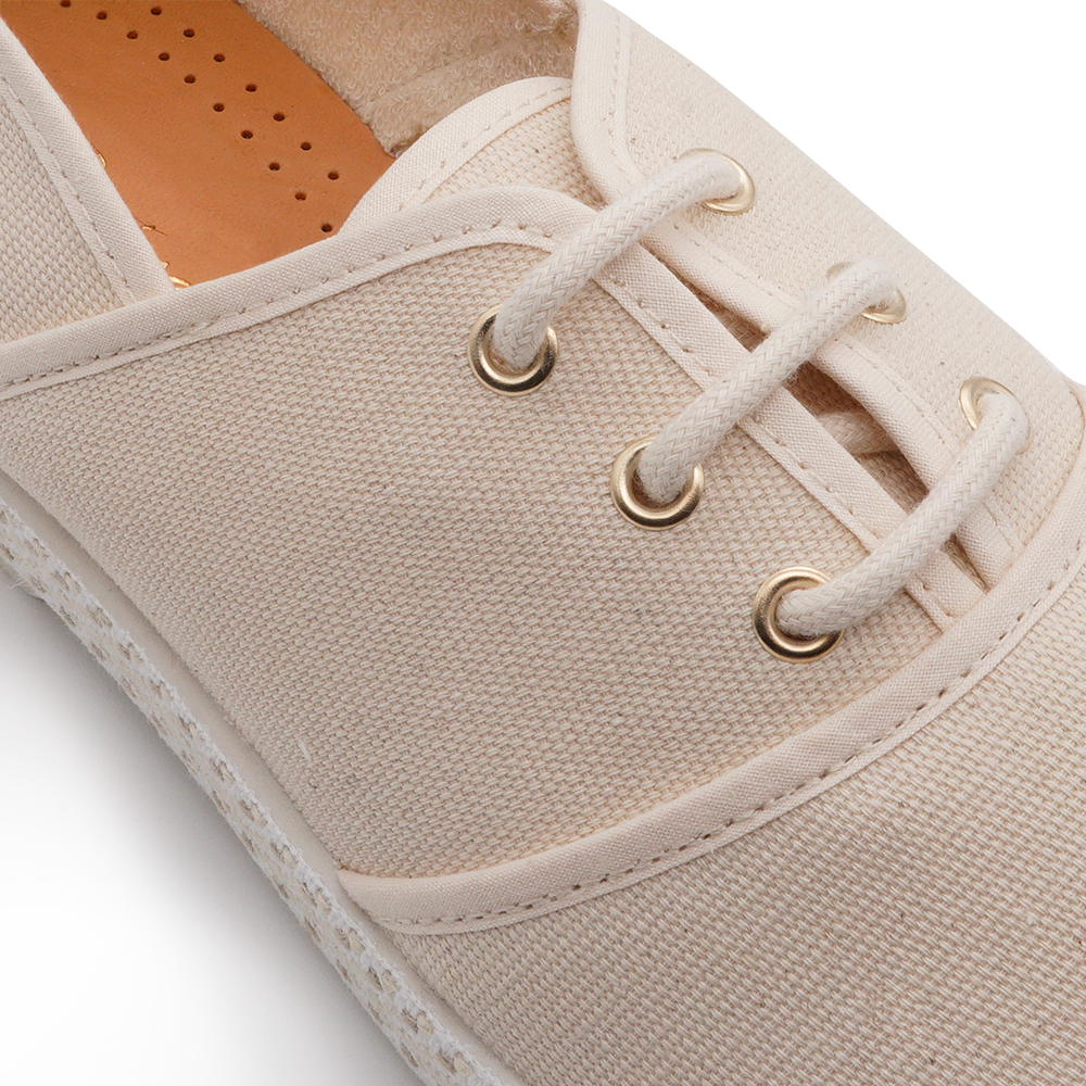 Lacets Toile Beige