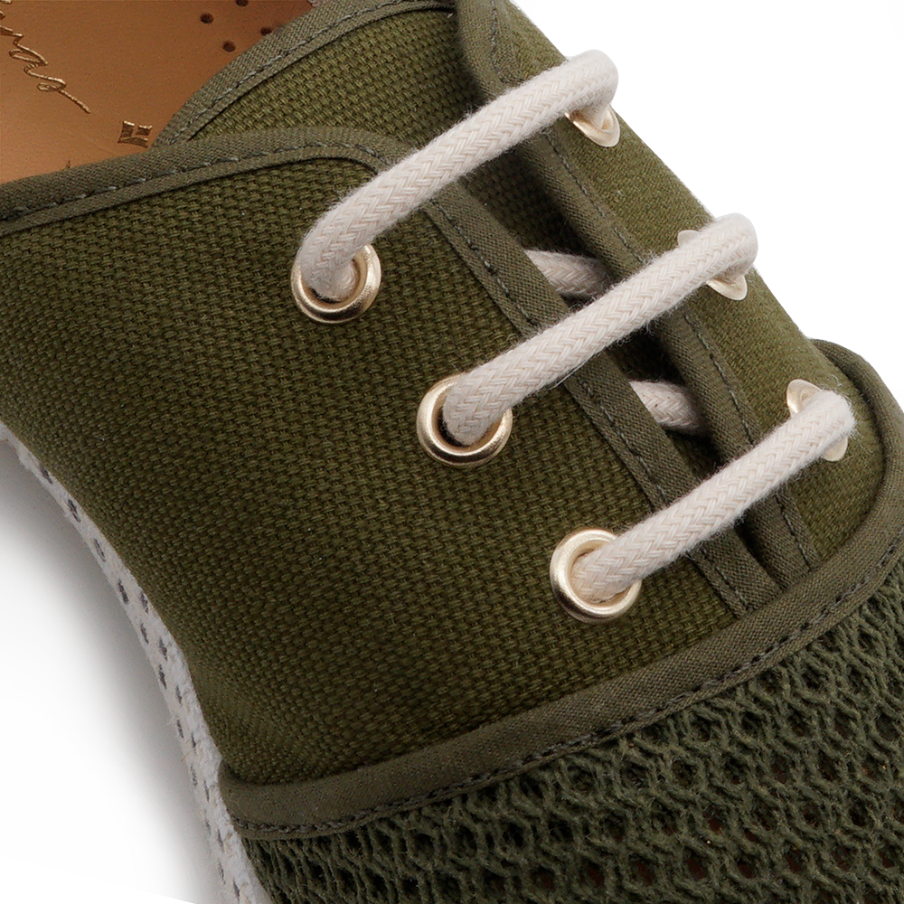 Lacets Toile & Filet Kaki