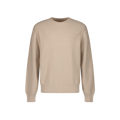Pull Col Rond Maille Camel